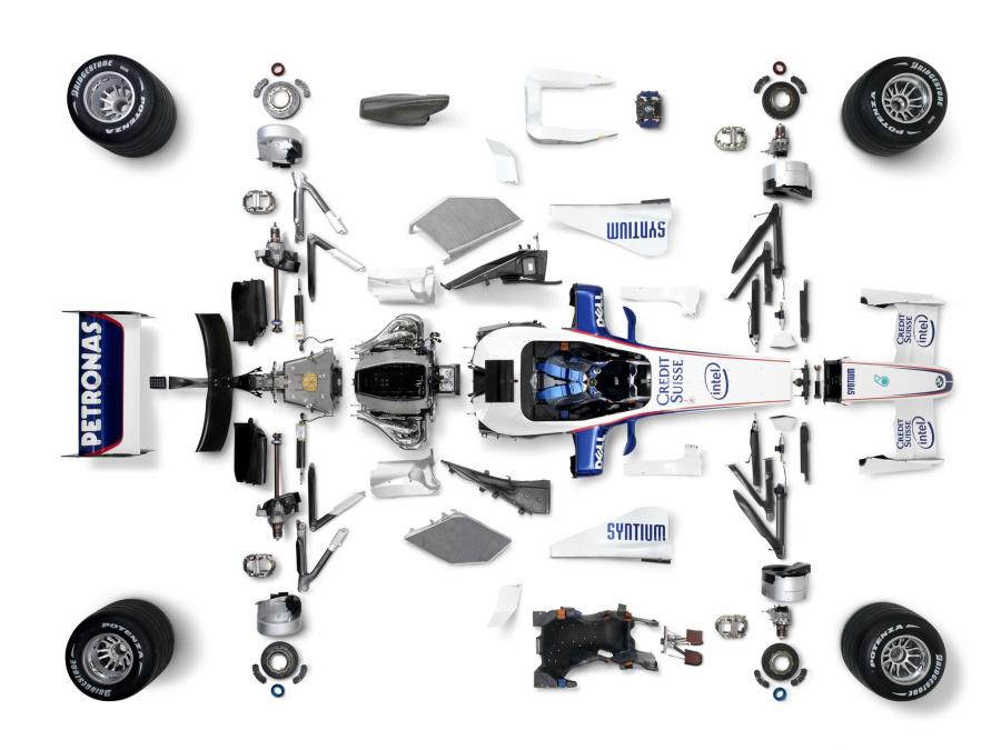 Схема BMW Sauber F1-07 2007 года  (фото 13 из 23)